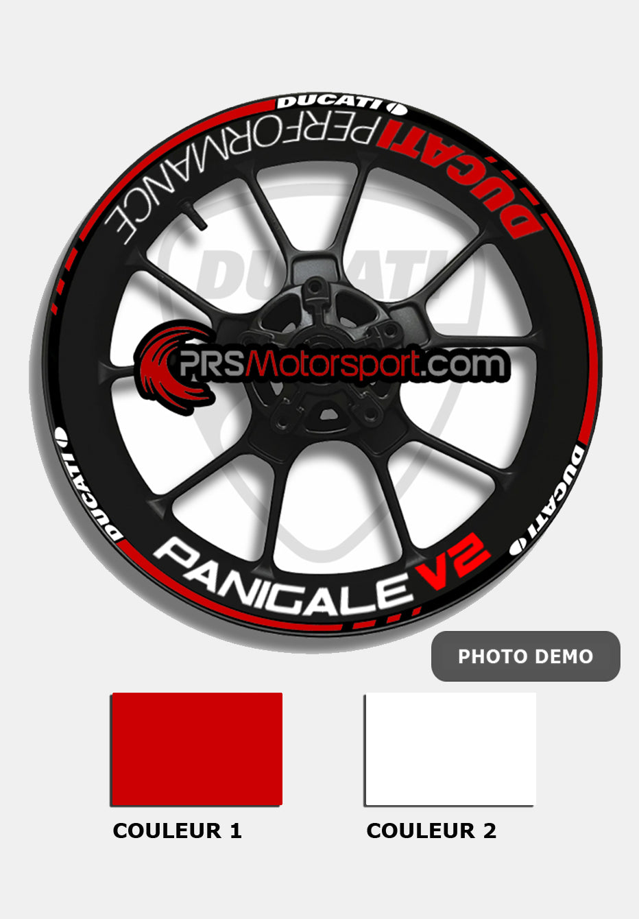 liserets jante moto. Stickers jante ducati panigale V2.