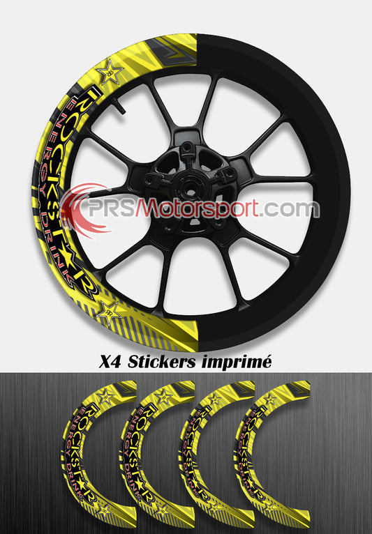 Stickers de jante moto, déco wrapping, liserets jante imprimé.