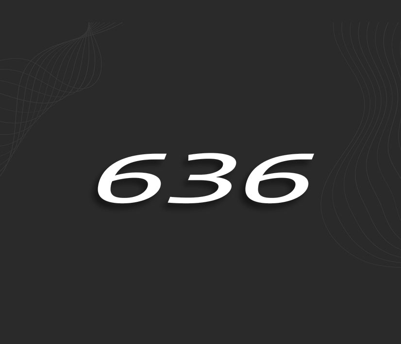 autocollant moto kawasaki ninja 636, logo 636 origine.