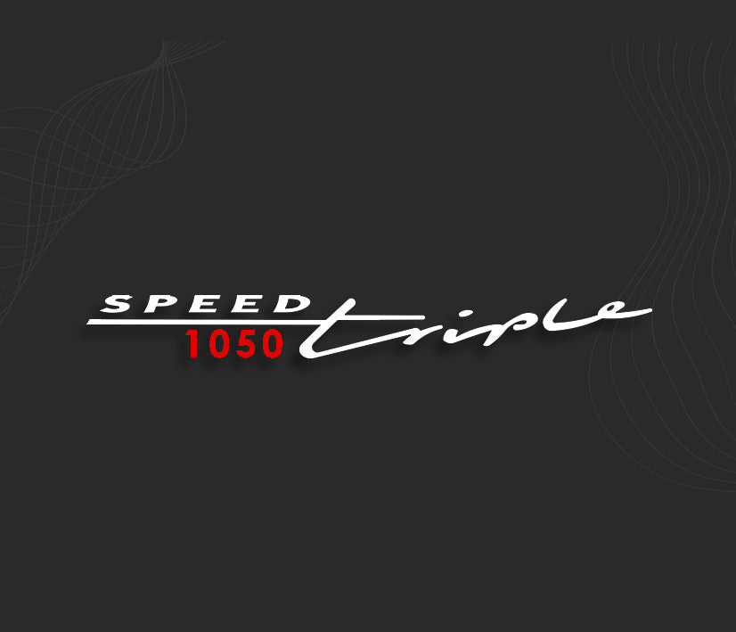 autocollant speed triple 1050, stickers moto triumph.