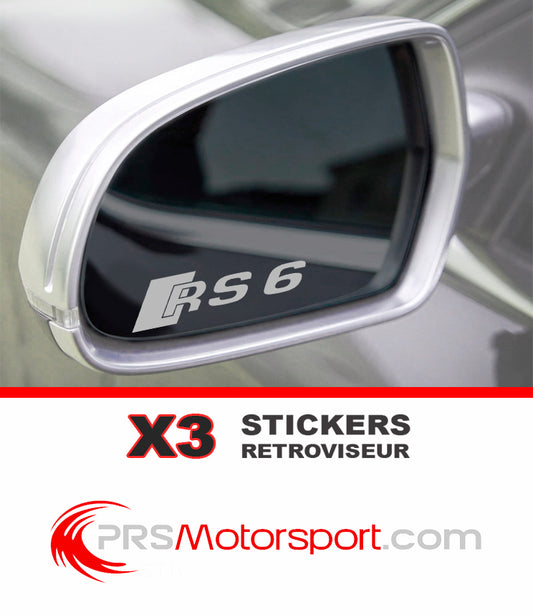 autocollant rétroviseurs voiture stickers Audi RS6