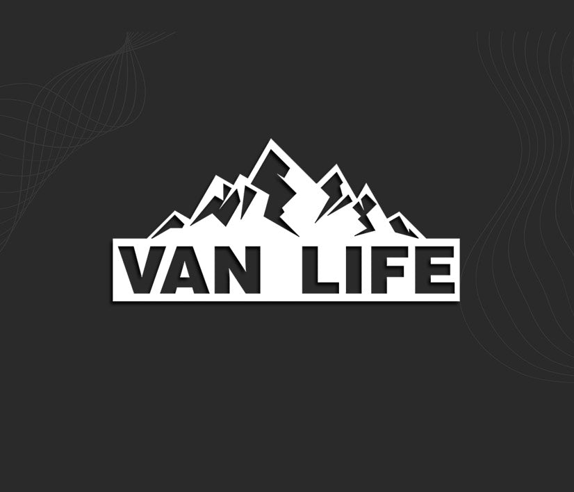 Stickers van life, autocollant van camping car.
