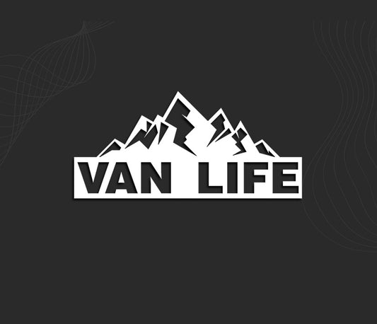 Stickers van life, autocollant van camping car.