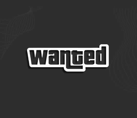 Stickers WANTED GTA