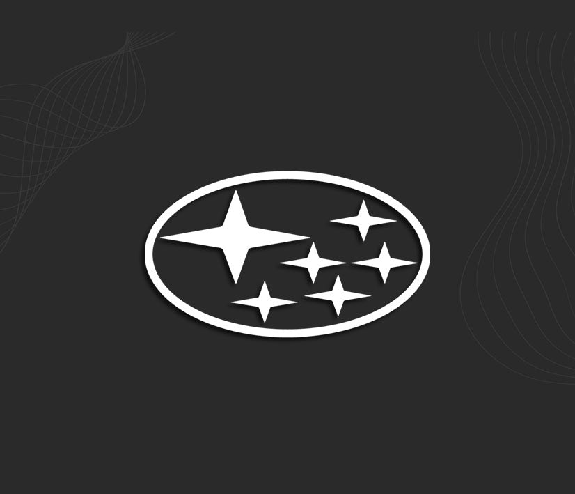 SUBARU 3 stickers
