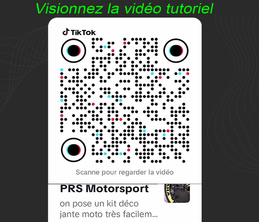 tuto comment poser des stickers jante moto.
