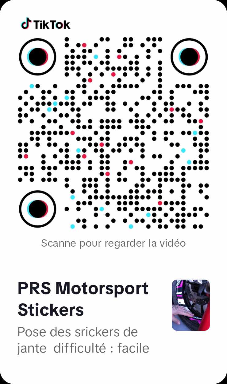 comment poser une déco jante moto, stickers jante.