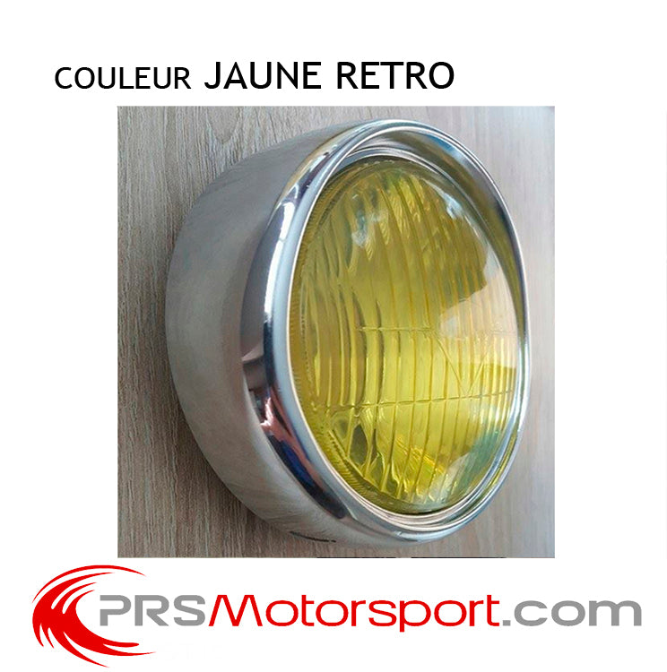 optique phare jaune vintage, vinyle pour phare.