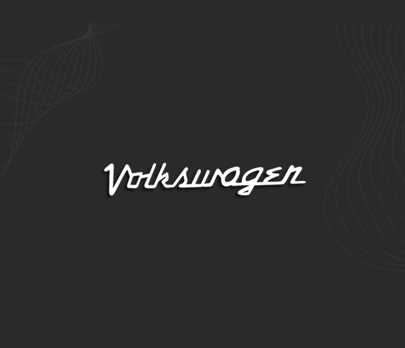 Stickers Logo Volkswagen, logo volkswagen noir 
