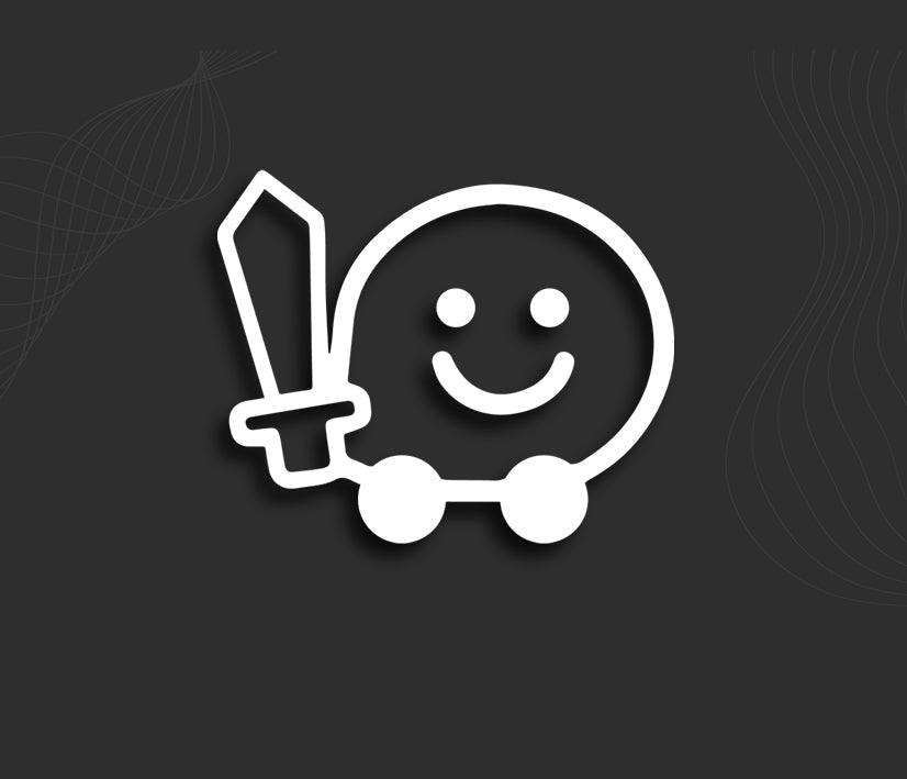 Stickers WAZE CHEVALIER
