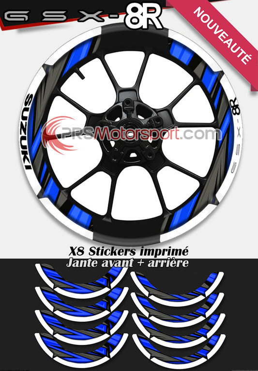 déco jante autocollant suzuki gsx-8r gsx 8r decals.
