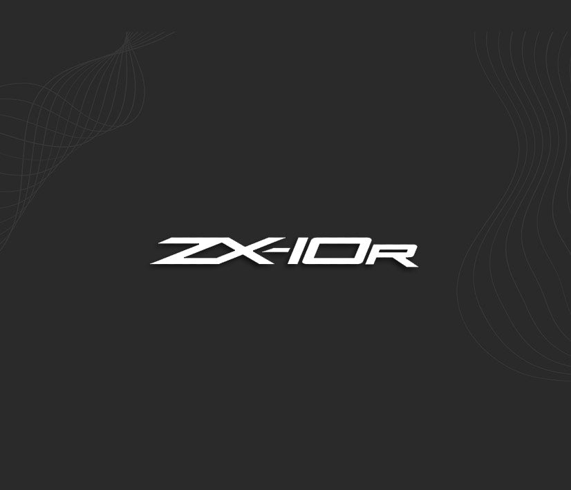 autocollant moto kawasaki, stickers logo zx-10r.