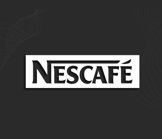 Autocollant nescafé stickers sponsors automobile decals rally.