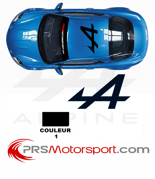 Stickers de toit A pour Alpine autocollant voiture. 