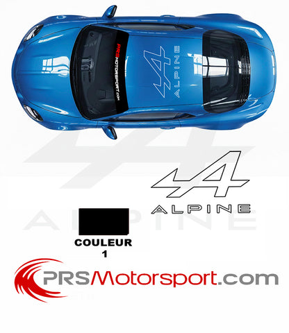 Kit déco toit Alpine autocollant A.