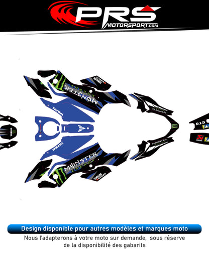 Kit déco MOTO GP pour yamaha kawasaki honda triumph ducati suzuki aprilia autocollant universel et personnalisé 