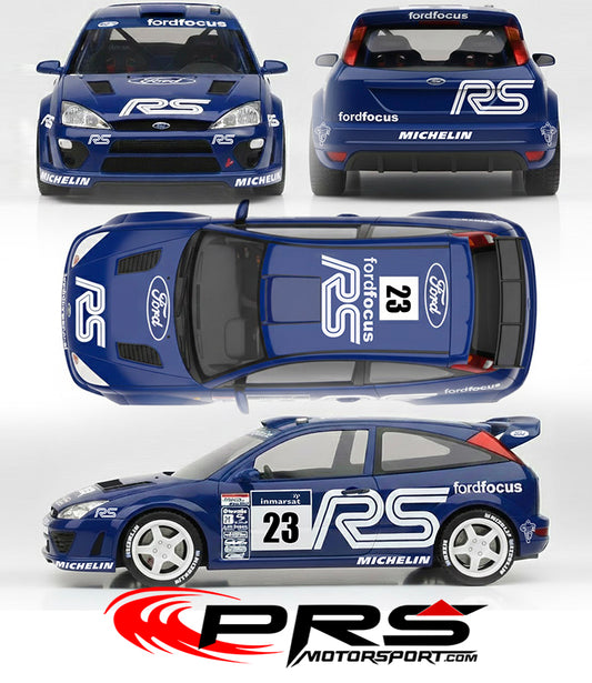 Kit déco autocollant rallye de corse 2002 François duval décalcomanie Ford Focus RS WRC  stickers carrosserie voiture.