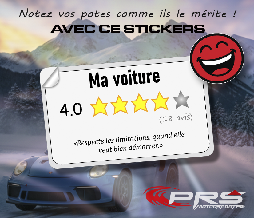 Stickers humoristique avis note étoile autocollant notez vos potes comme ils le mérite ! système de note à étoile drôle.