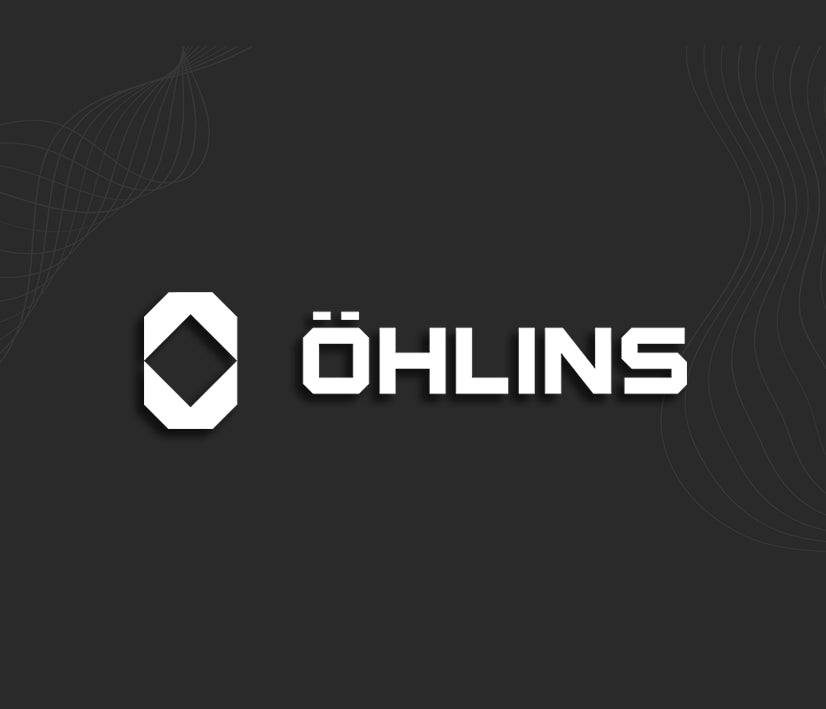 Stickers OHLINS 2025 autocollant sponsors automobile moto.