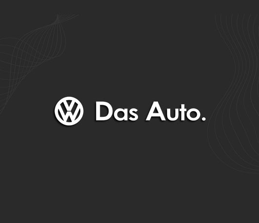 Autocollant voiture VW Das Auto. Stickers carrosserie volkswagen.