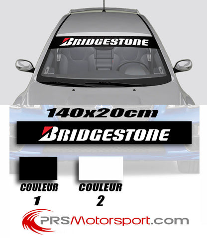 Autocollant pare-brise voiture stickers pare-soleil bridgestone subaru volkwagen bmw renault honda toyota lexus mercedes peugeot jeep.