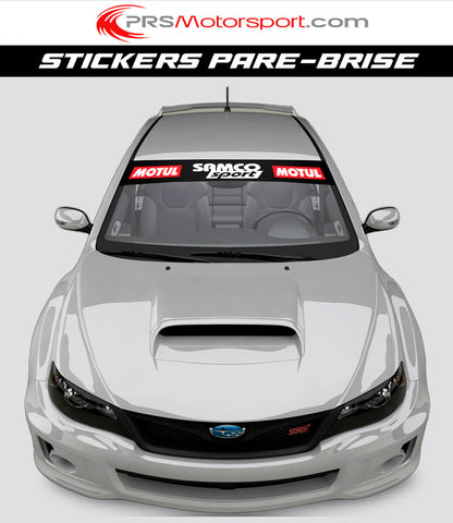 SAMCO MOTUL sun visor strip