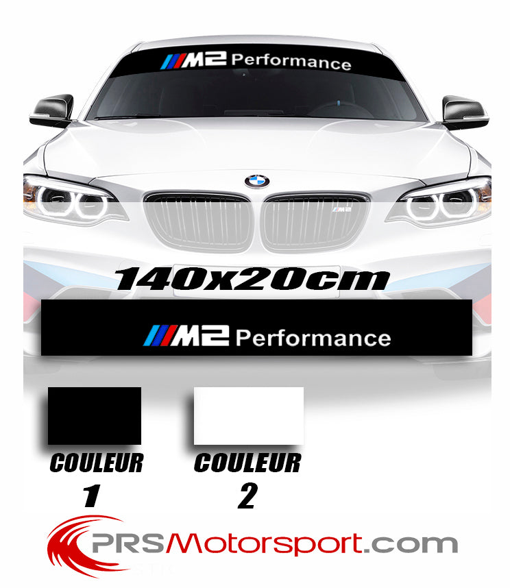 Autocollant pare-soleil BMW M2 Performance, stickers pare-brise voiture BMW.
