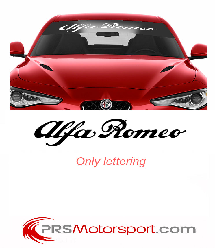 Bande pare soleil ALFA ROMEO Lettering