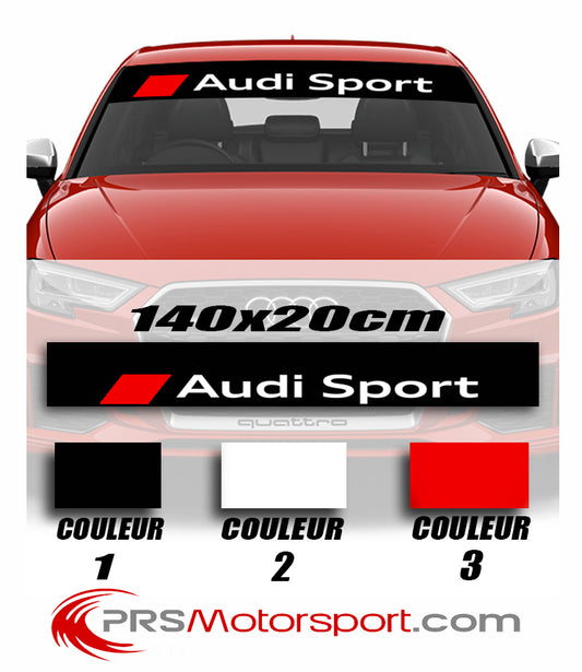 autocollant voiture pare brise audi, stickers Audi sport. 