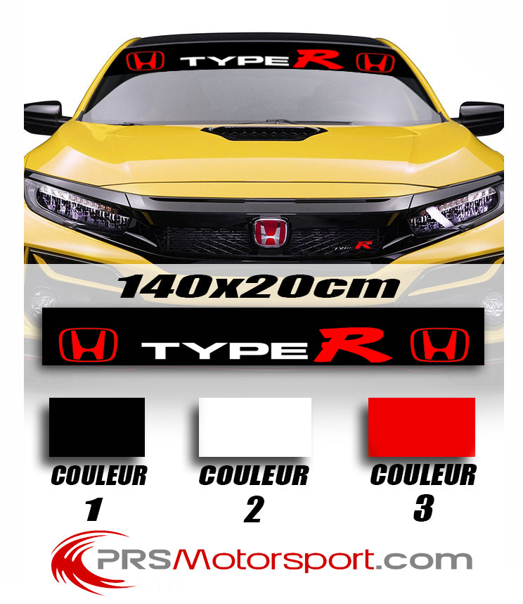 HONDA Type R windshield strip stickers – PRSmotorsport.com