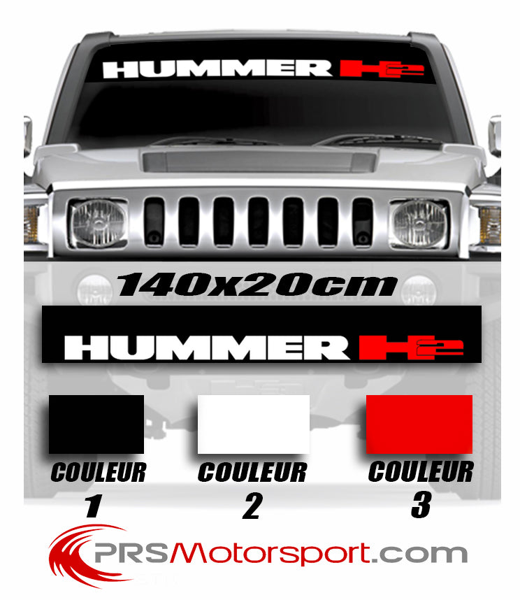 HUMMER H2 windshield strip stickers – PRSmotorsport.com