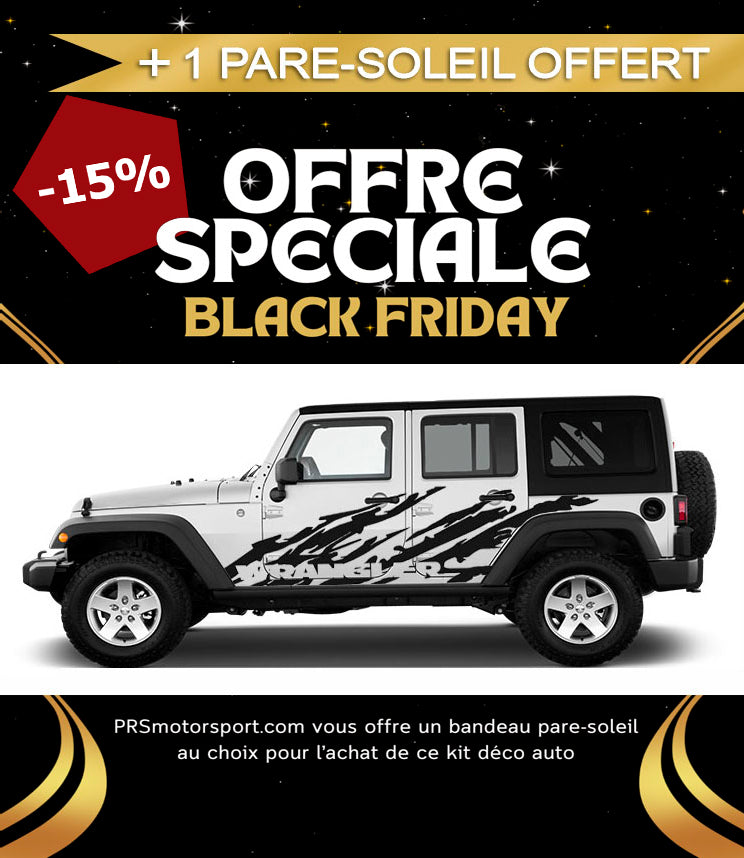 autocollant voiture et 4x4 pas cher black friday.