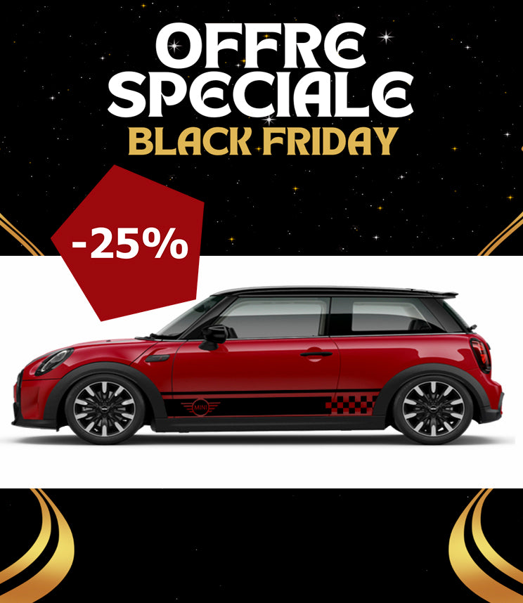 autocollant voiture pas cher black friday promo.