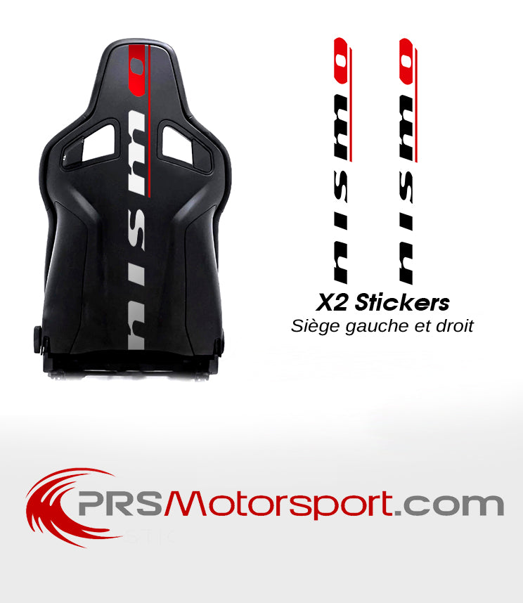 Autocollant pour siège baquet, stickers NISMO.