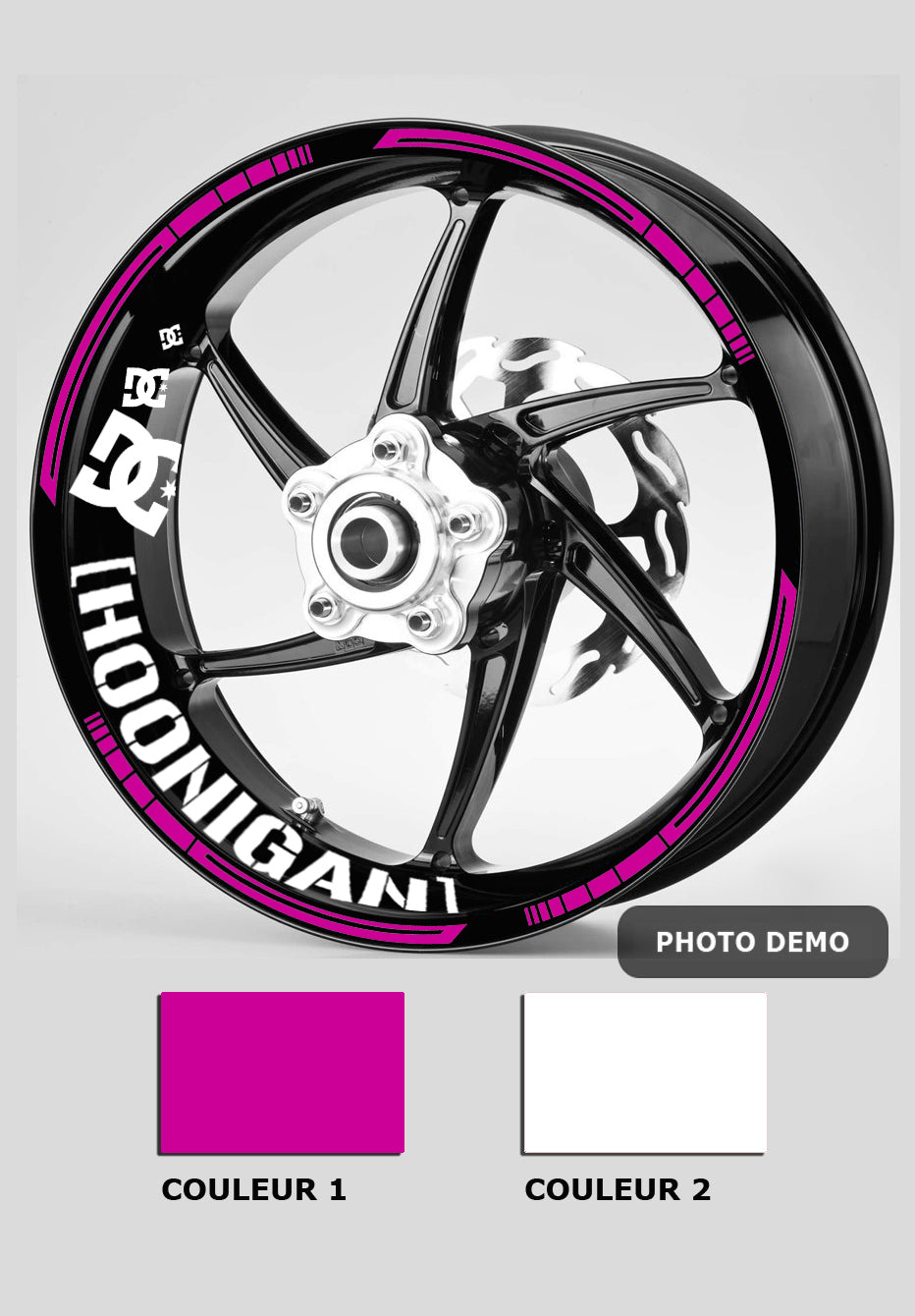 KIT déco jante DC SHOES Hoonigan