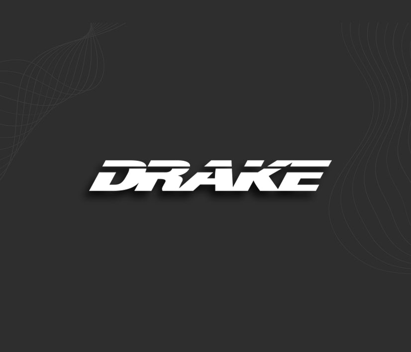 Drake logo car sponsors stickers – PRSmotorsport.com