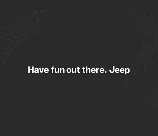 Autocollant pour JEEP, stickers carrosserie 4x4, Have fun out there. JEEP !