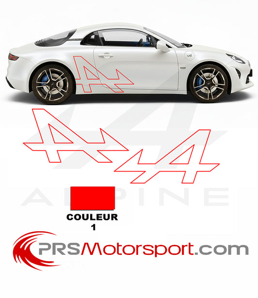 Autocollant voiture kit déco Alpine A110 stickers decals.