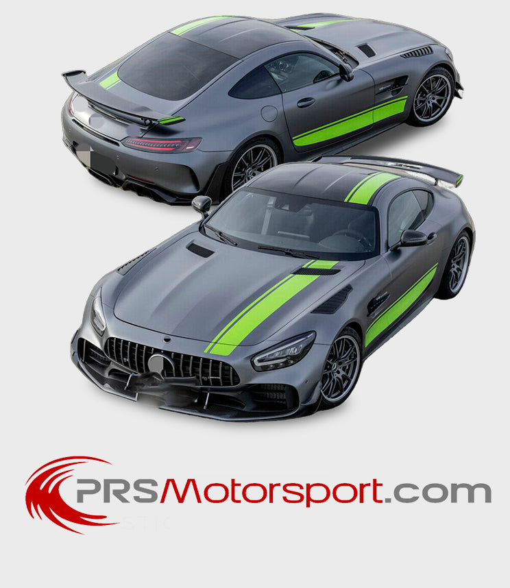 Décalcomanie pour MERCEDES AMG GTR stickers bande stripes. 