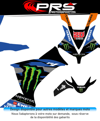 kit déco template yamaha R1 moto gp