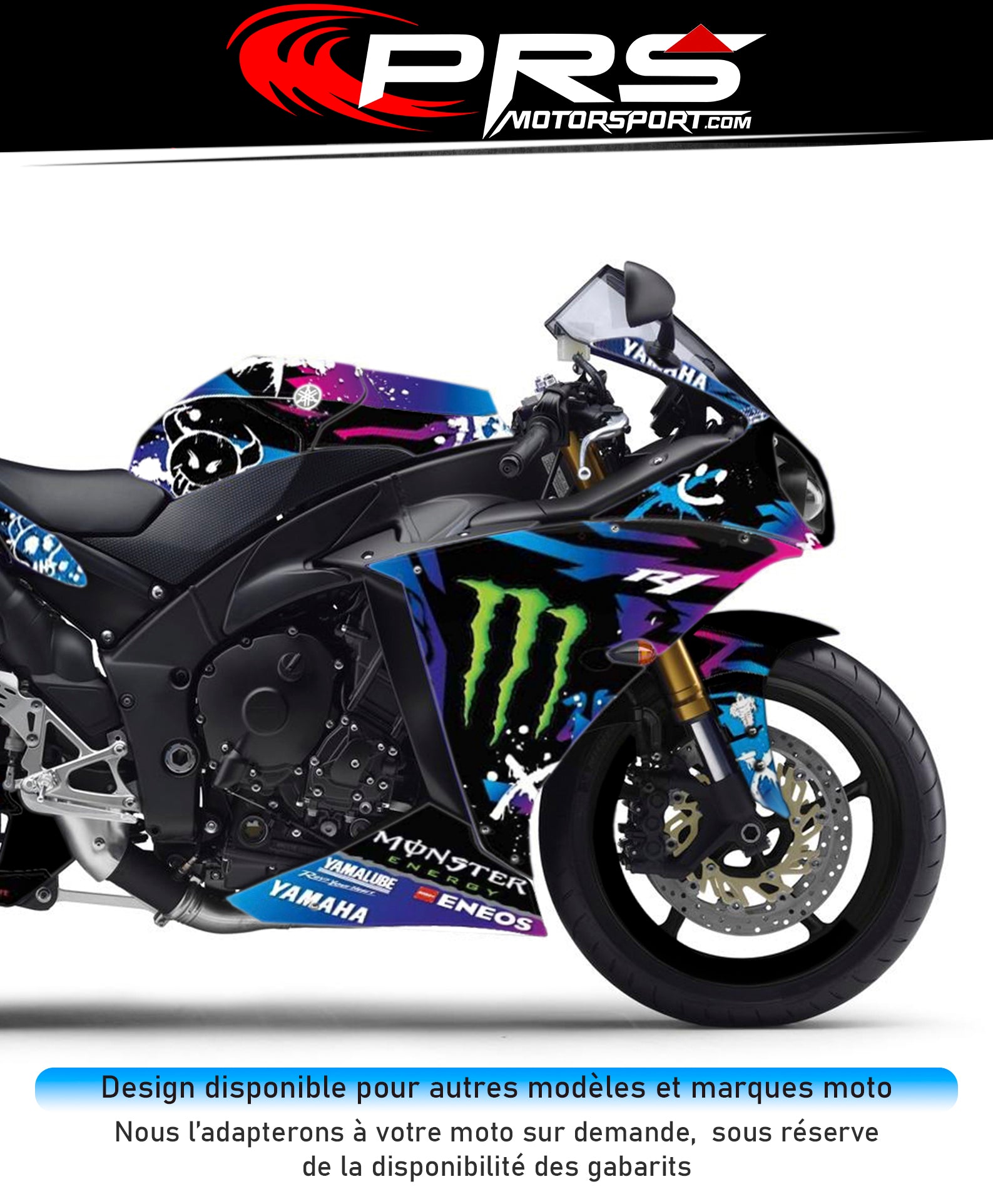 Kit deco moto Yamaha Quartararo le mans