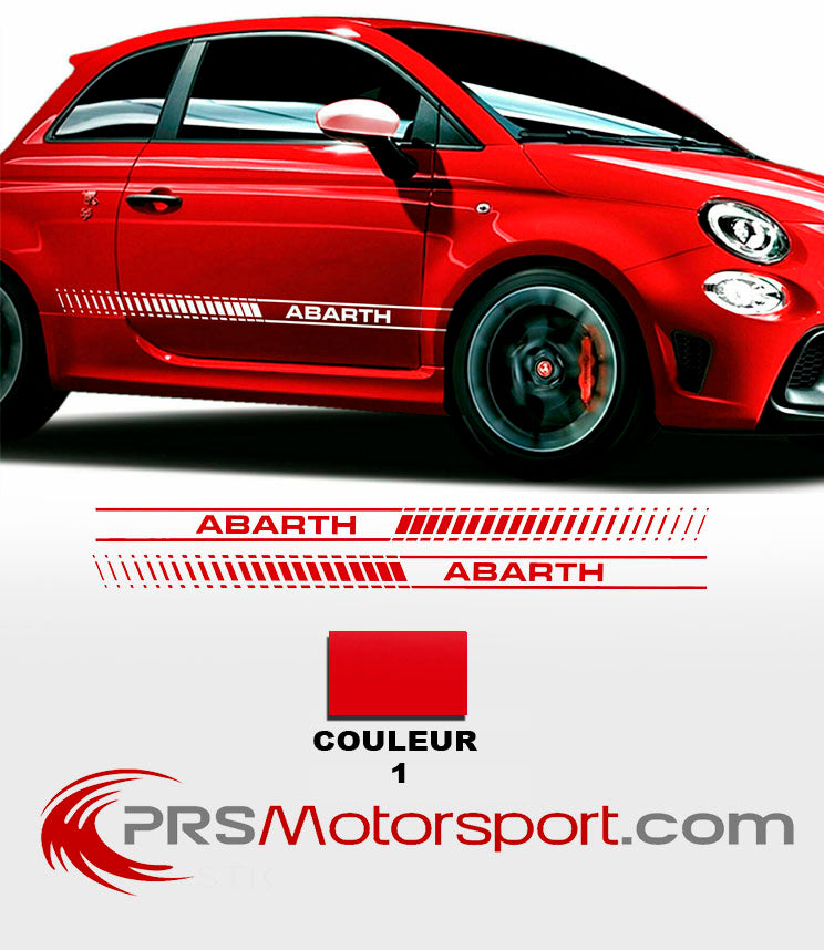 Autocollant bas de caisse pour FIAT ABARTH, stickers bande latérale.