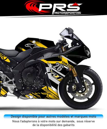 KIT deco moto Yamaha autocollant Alpinestars.