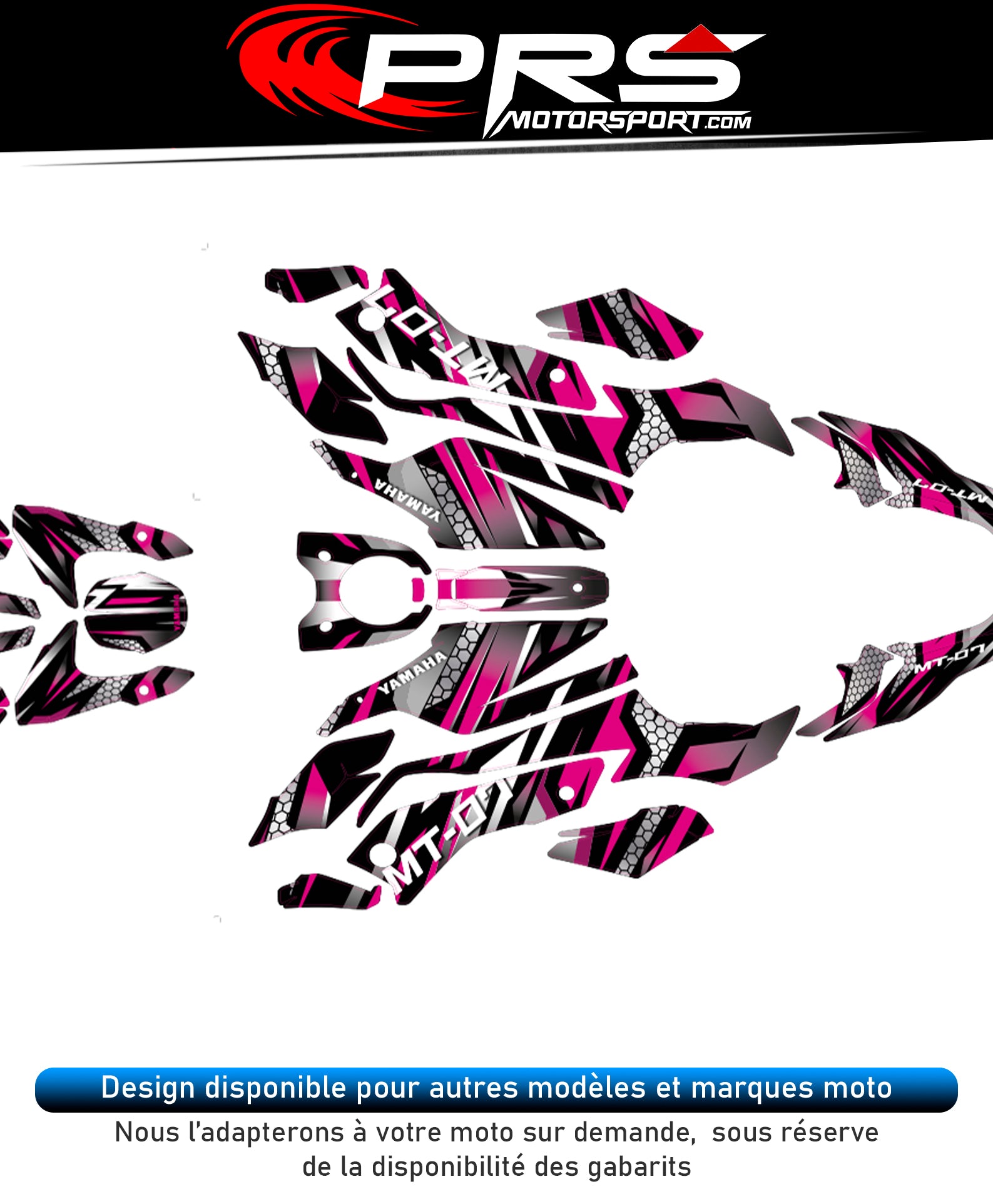 Autocollant moto kit déco YAMAHA.