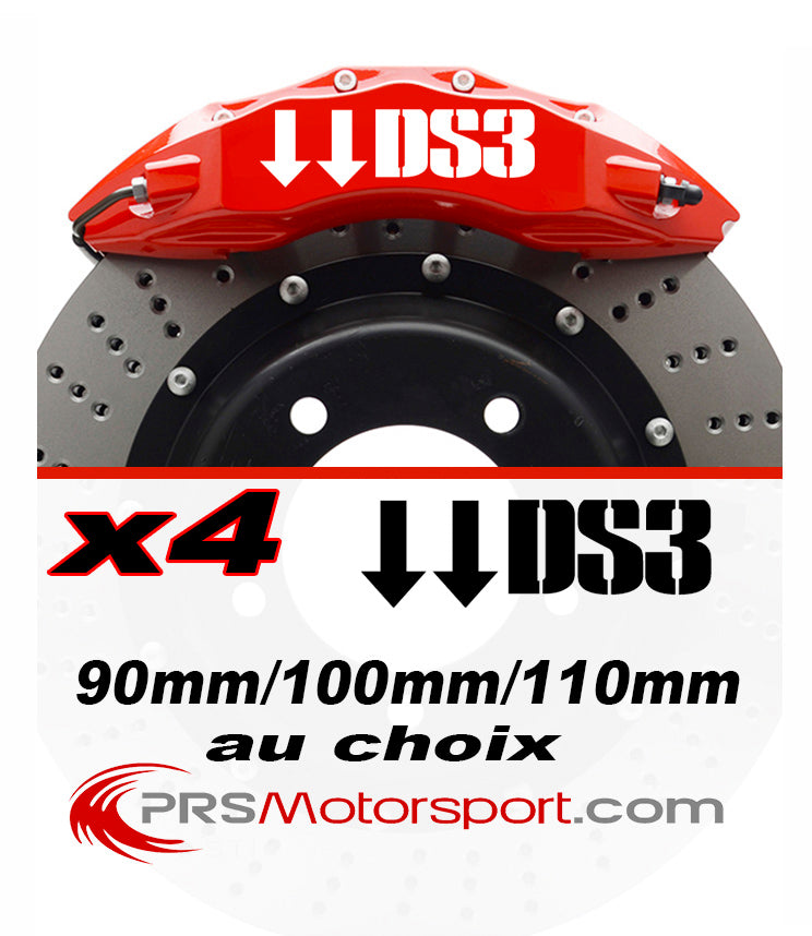 Autocollant pour étrier de frein voiture Citroen DS3.