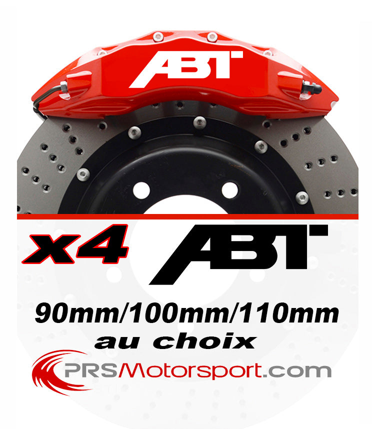 Autocollant etrier de frein voiture Audi stickers ABT.
