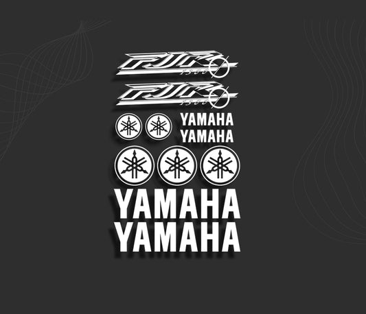 Autocollant moto Yamaha FJR 1300 stickers.