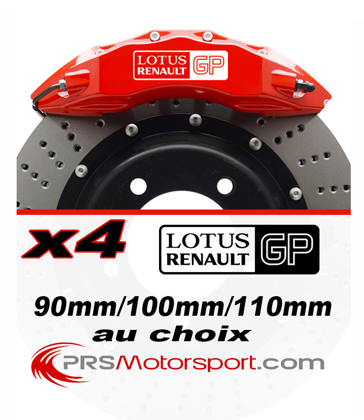 Autocollant étrier de frein voiture Lotus renault GP stickers.