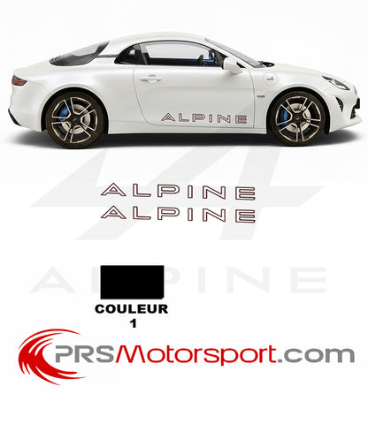 ALPINE A110 V3 Decal Kit