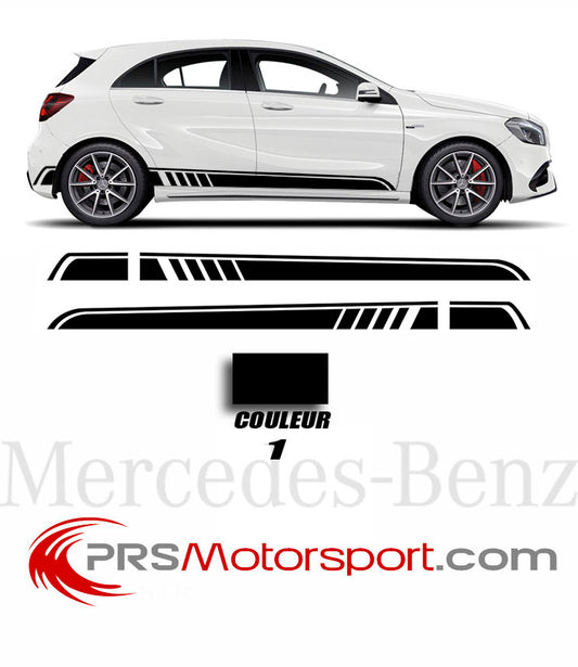 stickers bande mercedes vito, autocollant carrosserie bas de caisse.